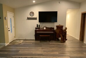 Piano is refurbished and well tuned for you to play