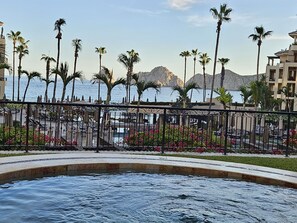 View from hot tub