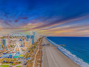 Sky wheel within walking distance