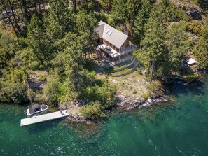 View from the lake - Summer time w/ full lake