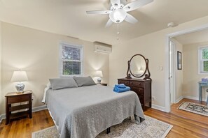 Primary bedroom with Memory foam queen mattress