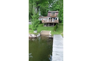 View of cottage and waterfront