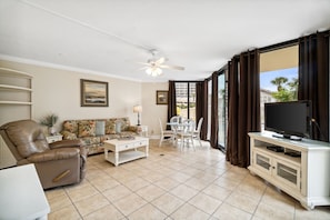 Gulf View Living Room with Sleeper Sofa