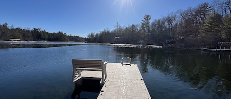 View of Otter Lake from our private dock