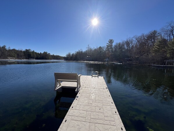 View of Otter Lake from our private dock