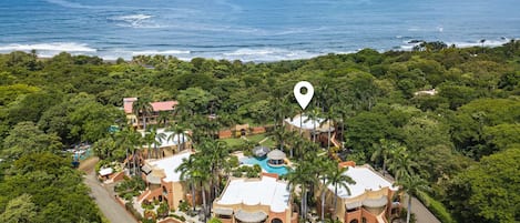 Bird's eye view of Salt Life Villa.