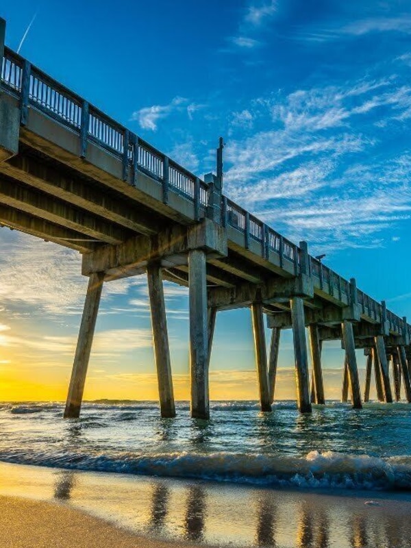 Pensacola Beach pier.