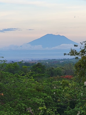 Jimbaran Bay and Mt Agung