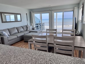 Gorgeous views from the open concept kitchen