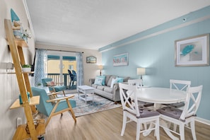 Dining and living area