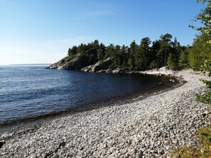 Twilight rock beach, 3 min walk