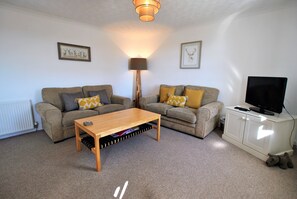 The open plan lounge/diner is spacious and perfect for socialising