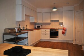 A large kitchen, equipped for your self catering stay