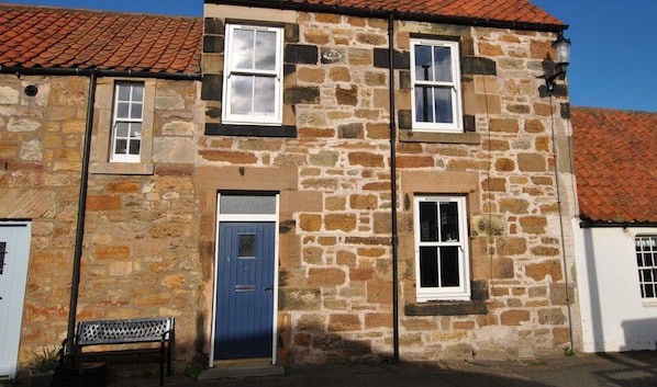 The cottage is on a quiet lane in Pittenweem