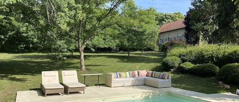 View of Gite from the private pool