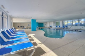 Rain or shine-the indoor pool is fine.