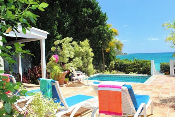 Your pool and view from Belle mer