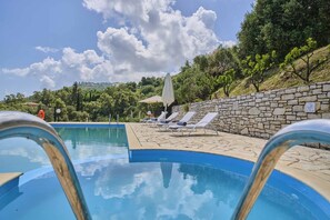 Villa Athina Kerasia Corfu-By the Pool