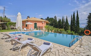 Villa Athina Kerasia Corfu-By the Pool