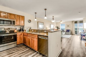 Kitchen Area with View