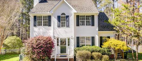 Durham Vacation Rental | 3BR | 2.5BA | 1,510 Sq Ft | 3 Steps Required