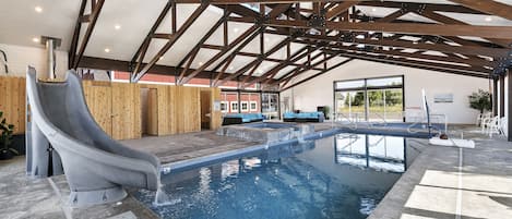 Shared Pool House-Silo - Barn - Cedar Farmhouse