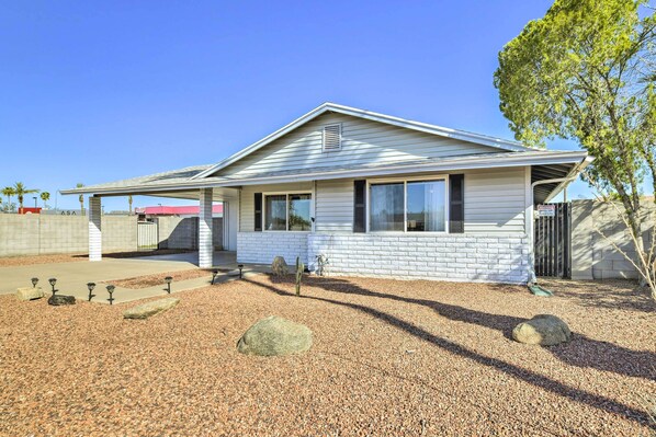 Chandler Vacation Rental | 3BR | 2BA | 1,200 Sq Ft | 1 Small Step to Enter