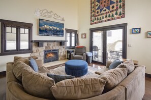 Cozy Up In Front Of The Gas Fireplace