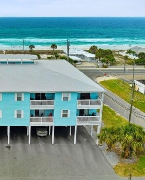 Beach Access #44 is across the street. The Salty Goat is next door for great food and entertainment!