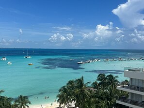 Vue sur la plage/l’océan