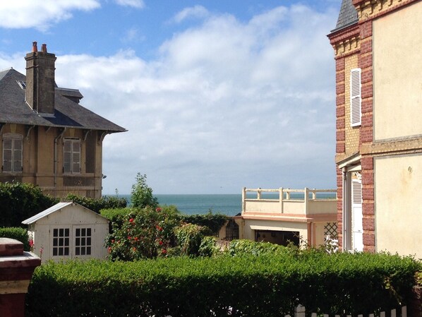 Spring sea view from the balcony