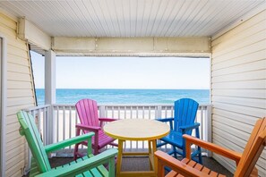 Covered Ocean Front Deck