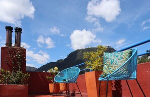 Breath-taking Andean views from our rooftop for unique sunrises and sunsets