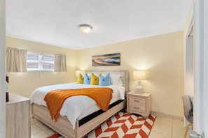 Enjoy the ultimate sleep in our beautiful, luscious, charming Master Bedroom!