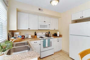 Our fully equipped Kitchen has everything you could possibly need for your stay!
