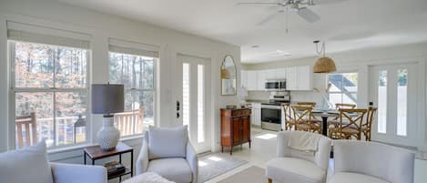 Manteo Vacation Rental | 3BR | 2BA | 1,600 Sq Ft | Stairs Required to Access