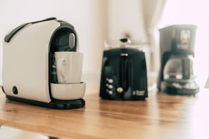 Kaffe och/eller kaffebryggare