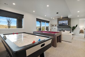 Air Hockey, Pool Table for your enjoyment!