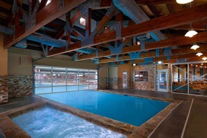 Super relaxing indoor hot tub!