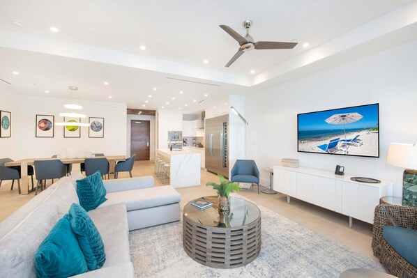 Welcome to Rum Point Club Resort #405! Enjoy modern interiors with all the comforts of home. 