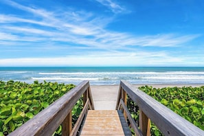 Walkway to Melbourne Beach