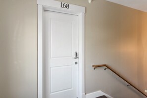 Condo is located upstairs