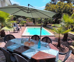 Repas en terrasse 