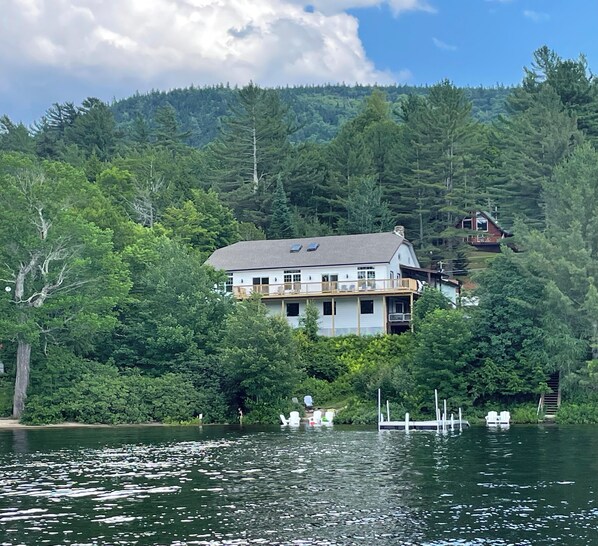 View of Lodge from the water