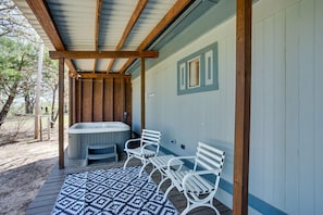 Porch | Private Hot Tub