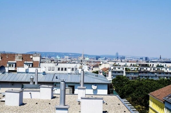 Blick von der Unterkunft
