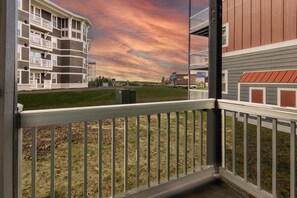 Enjoy the new deck with views of the slopes!