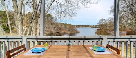 South Yarmouth Vacation Rental | 5BR | 4BA | 2,100 Sq Ft | Stairs Required