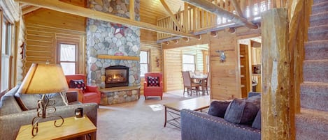 Interlochen Vacation Rental | 3BR | 2BA | 1,692 Sq Ft | 2 Steps to Enter