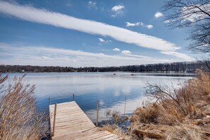 Waterfront Home | Dock | Fire Pit | Deck w/ Lounge Furniture | Beach Nearby